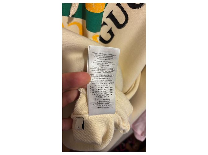 Gucci Hoodie mit Logo-Print Mehrfarben Roh - Ansicht 5