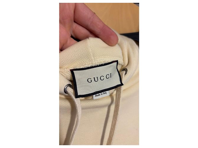 Gucci Hoodie mit Logo-Print Mehrfarben Roh - Ansicht 6