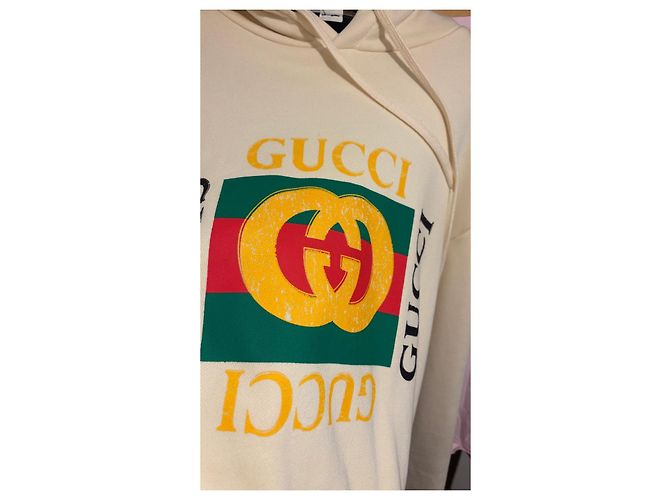 Gucci Hoodie mit Logo-Print Mehrfarben Roh - Ansicht 7