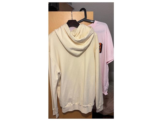 Gucci Hoodie mit Logo-Print Mehrfarben Roh - Ansicht 9