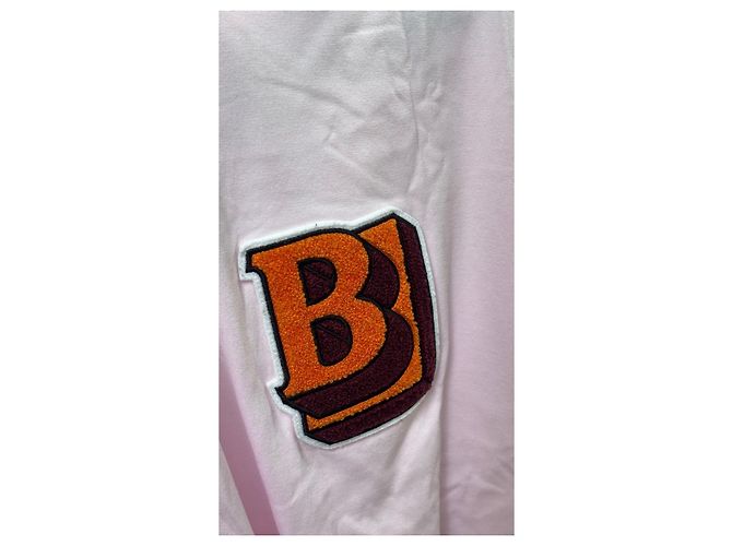 Camiseta de algodón Burberry en rosa con aplique "B" - vista 14