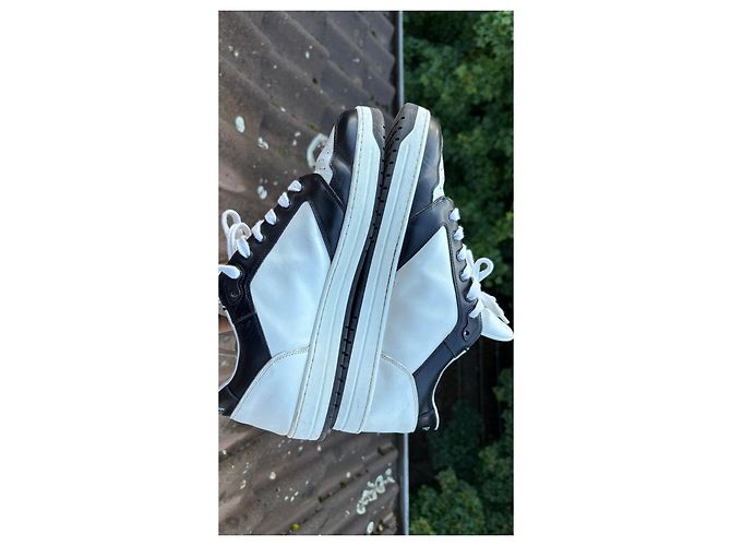 Prada Sneakers Black/White Leather - view 8