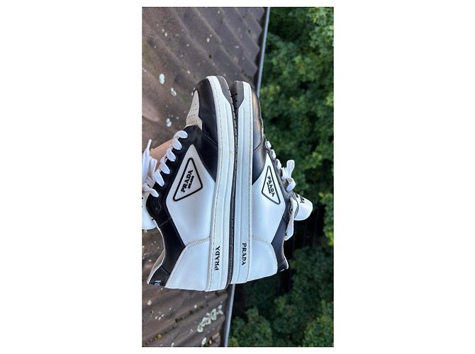 Prada Sneakers Black/White Leather - view 9