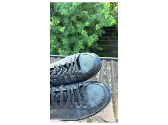 Gucci Sneaker alte in pelle da uomo Nero - vista 3