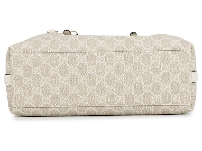 Borsa Tote Gucci in pelle Medium Bianco Beige - vista 3