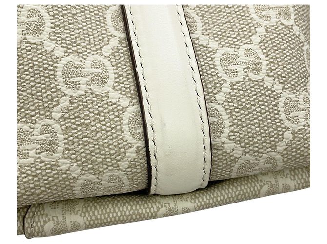 Borsa Tote Gucci in pelle Medium Bianco Beige - vista 8