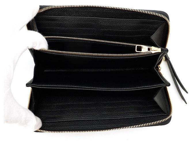 Cartera Larga Louis Vuitton Monogram Empreinte Negro - vista 4