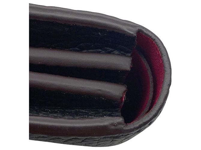 Cartera larga Louis Vuitton en piel Taurillon Negro Rosa - vista 10