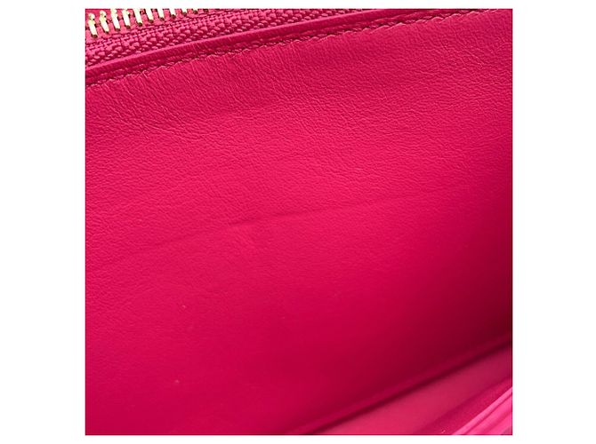Cartera larga Louis Vuitton en piel Taurillon Negro Rosa - vista 6