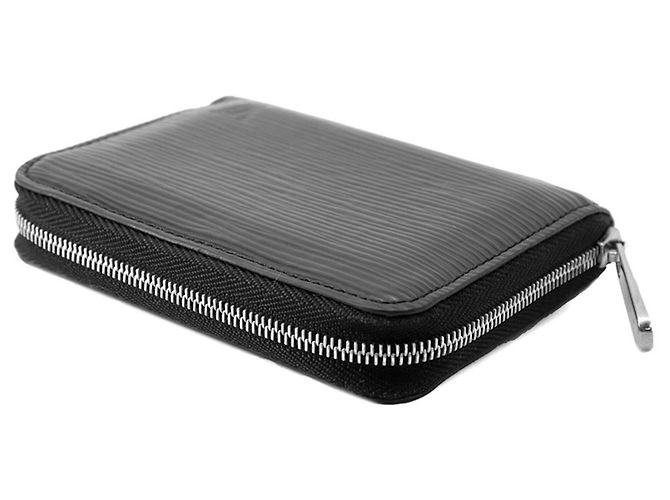 Monedero Zippy de piel Epi Louis Vuitton Negro - vista 2