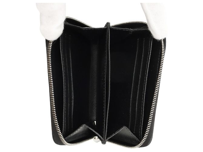 Monedero Zippy de piel Epi Louis Vuitton Negro - vista 4