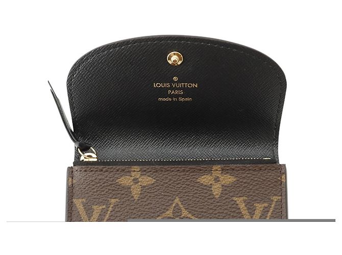 Portamonete Louis Vuitton Monogram Reverse Nero - vista 4
