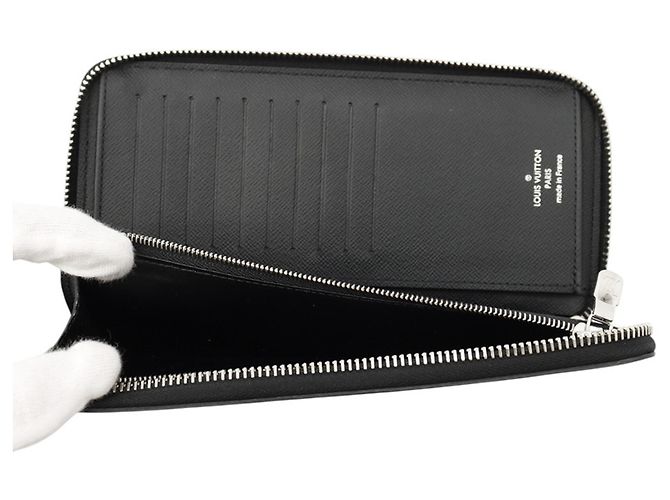 Louis Vuitton Epi Long Wallet Black - view 6