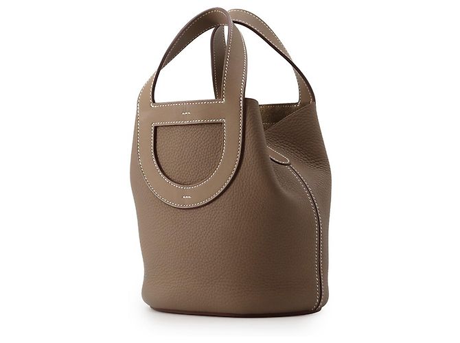 Hermès Saco Tote Hermes In the Loop 18 Taupe - vista 2