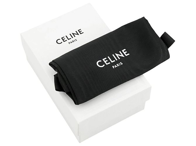 16 Céline Celine Tri-fold Wallet Black - view 16