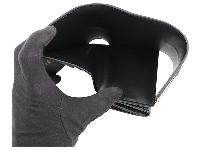16 Céline Celine Tri-fold Wallet Black - view 5