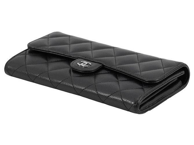 Cartera Chanel Classic Long Flap Negro - vista 2