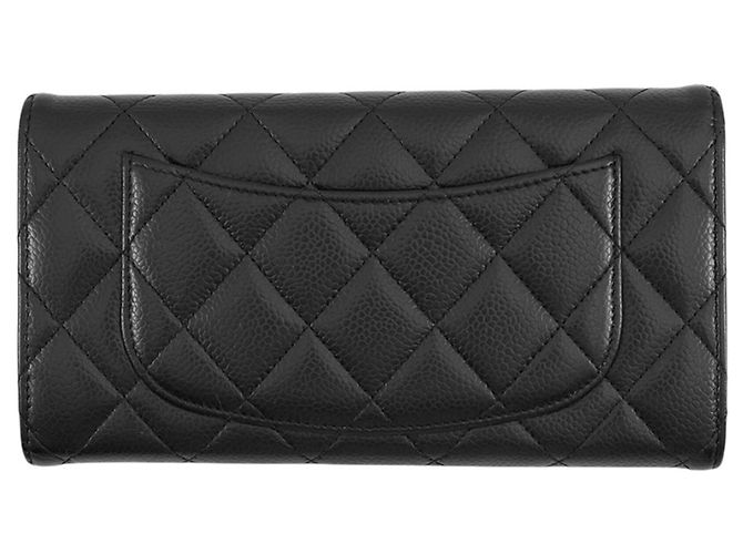 Cartera Chanel Classic Long Flap Negro - vista 3