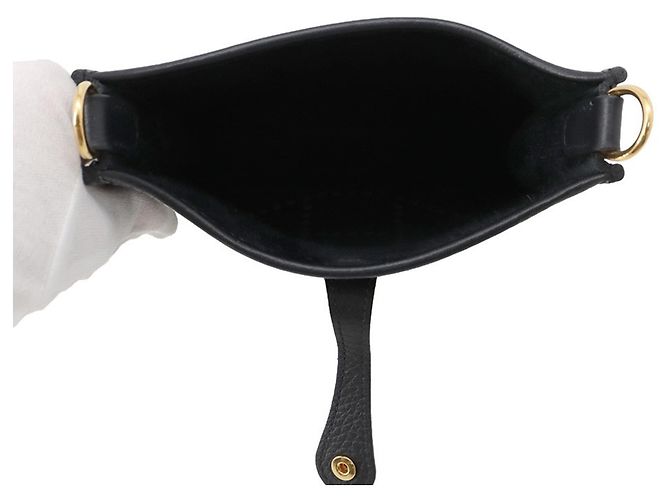 Hermès Borsa a tracolla Hermes Evelyne TPM Nero - vista 5