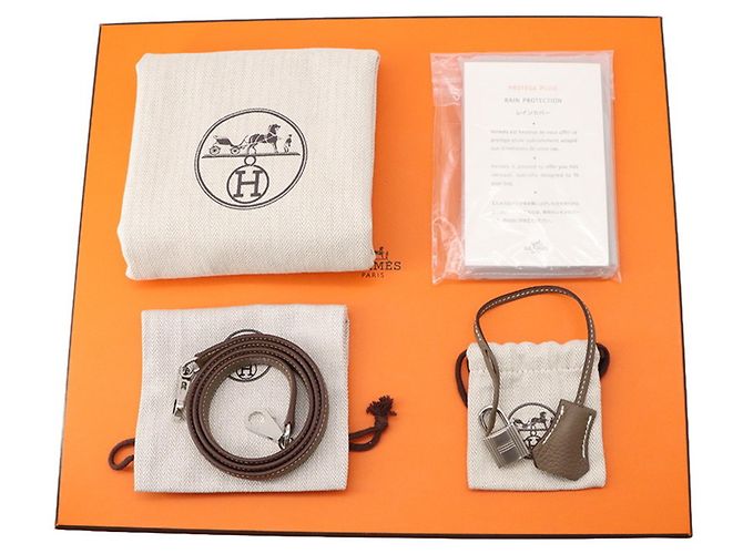 Hermès Borsa Hermes Bolide 31 Taupe - vista 16