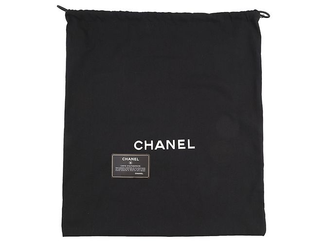 Mochila de cordón Chanel Matelassé en piel de cordero Azul marino - vista 13