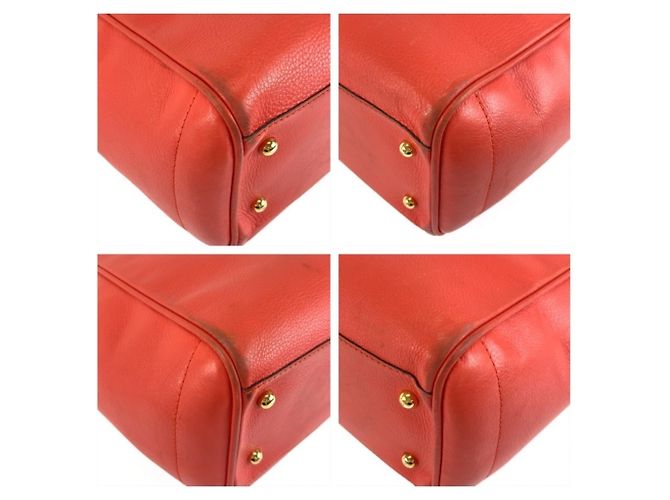 Borsa Tote Loewe Heritage in pelle arancione da donna - vista 4