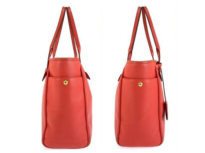Borsa Tote Loewe Heritage in pelle arancione da donna - vista 7