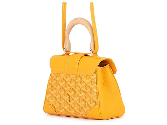 Borsa Goyard Saigon Mini Soft Bag Giallo - vista 2