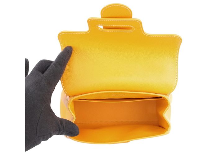 Borsa Goyard Saigon Mini Soft Bag Giallo - vista 5