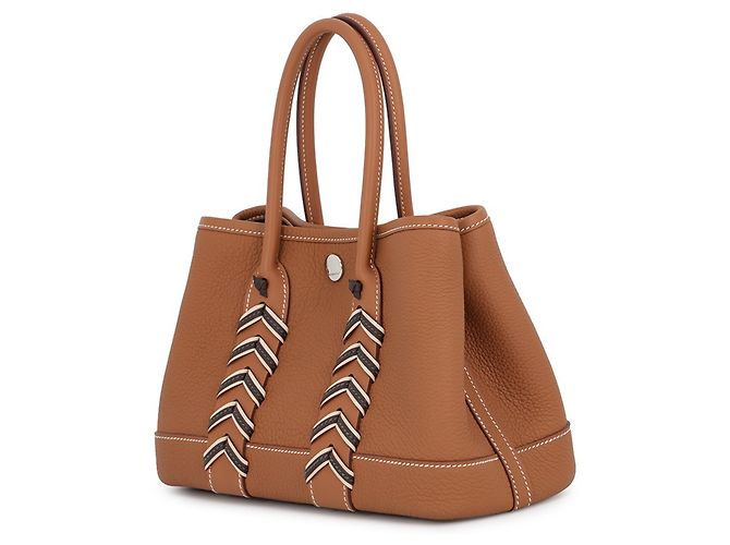 Hermès Borsa Tote Hermes Neo Garden 23 D'oro - vista 2