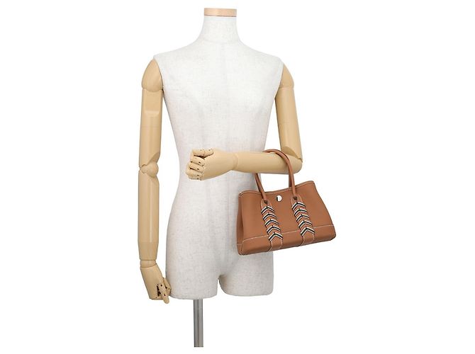 Hermès Borsa Tote Hermes Neo Garden 23 D'oro - vista 4
