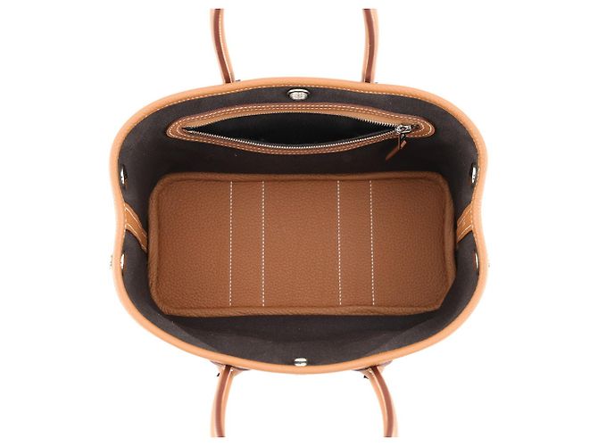 Hermès Borsa Tote Hermes Neo Garden 23 D'oro - vista 5