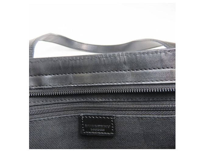 Burberry Nova Check Tote Bag Schwarz Beige - Ansicht 20