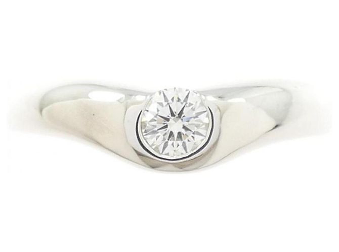 Autre Marque Tiffany Gebogener Ring aus Platin - Ansicht 2