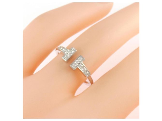 Autre Marque Anello Tiffany T Wire Band Ring - vista 5