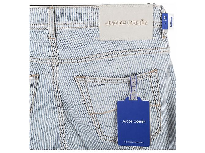 Jacob Cohen Jacob Cohën Bermuda Short Slim Fit Lou – T31 – Nuovo con etichette Blu - vista 4