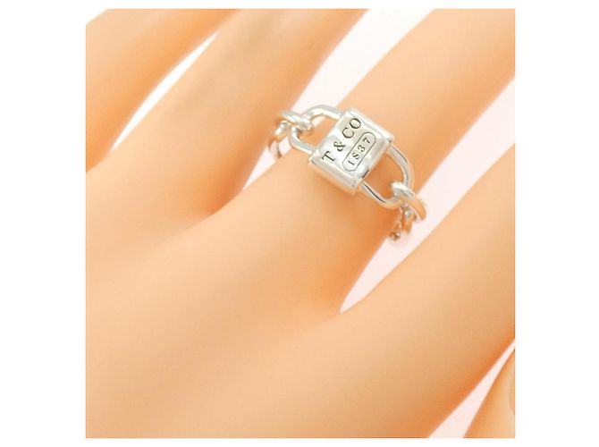 Autre Marque Anello Tiffany Double Lock - vista 4