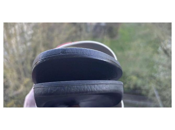 Sandali Slide Gucci Nero Bianco Rosso - vista 4