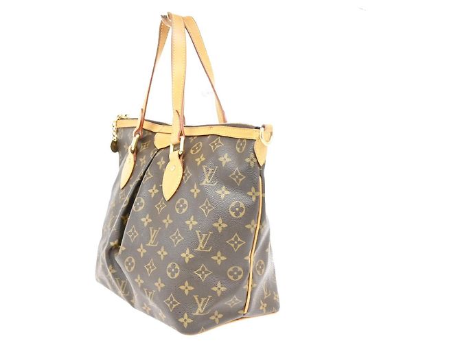 Louis Vuitton Palermo Monogram Canvas PM Marrone - vista 3