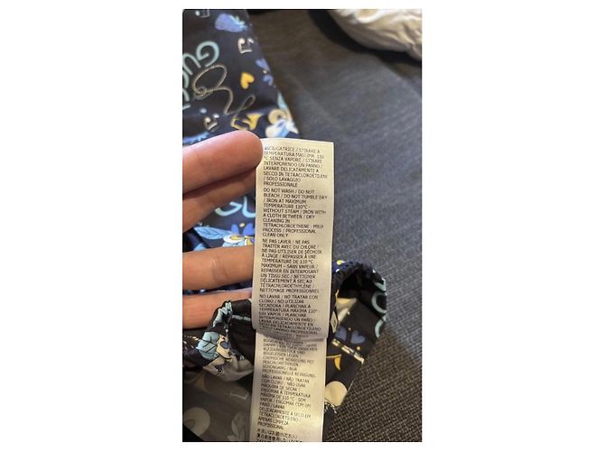 Pantaloncini Gucci con stampa floreale e note musicali Multicolore Blu scuro - vista 5