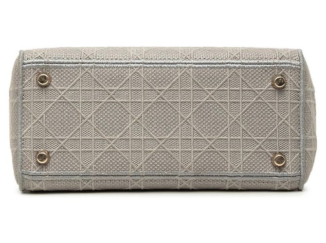 Borsa Christian Dior Dior Cannage Lady Delight Marrone - vista 3