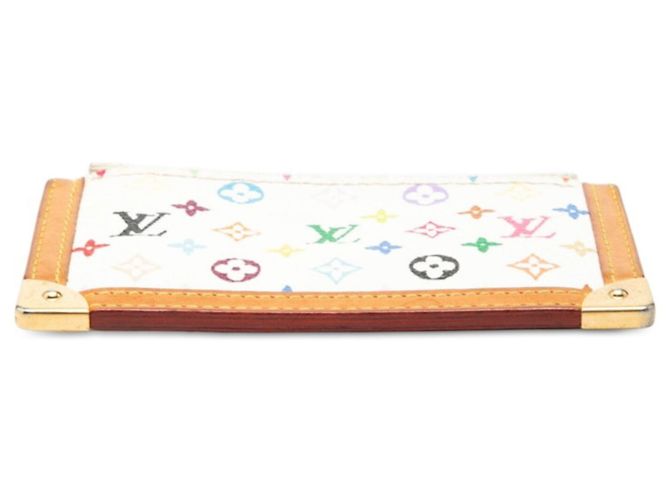 Louis Vuitton Monogram Multicolor Münzbeutel Weiß Mehrfarben - Ansicht 3