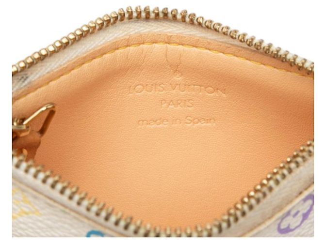Louis Vuitton Monogram Multicolor Münzbeutel Weiß Mehrfarben - Ansicht 6