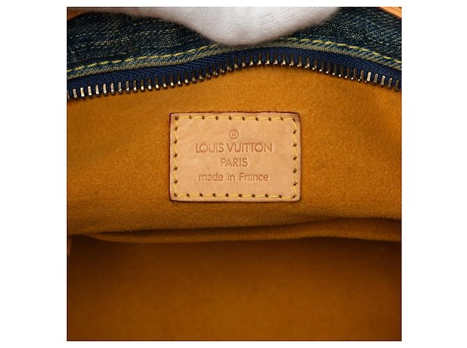 Borsa Louis Vuitton Monogram Denim Neo Cavie GM Blu - vista 6
