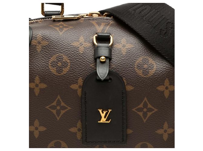 Borsa Louis Vuitton Monogram Petite Malle Souple Marrone - vista 5