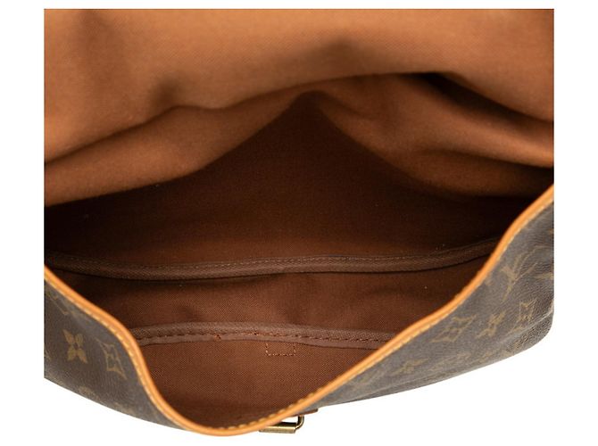 Borsa a tracolla Louis Vuitton Monogram Saumur 30 Marrone - vista 5
