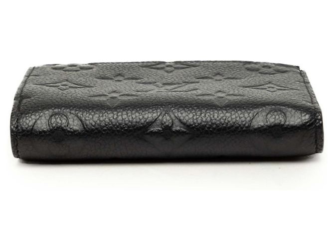 Louis Vuitton Monogram Empreinte Portefeuille Lisa Bi-fold Wallet Schwarz - Ansicht 3