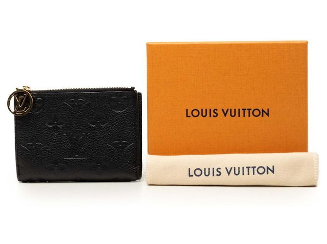 Louis Vuitton Monogram Empreinte Portefeuille Lisa Bi-fold Wallet Schwarz - Ansicht 7