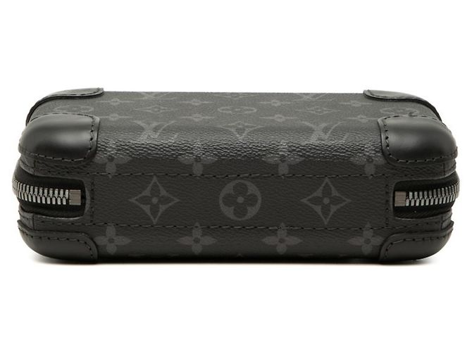 Bolso de hombro clutch Louis Vuitton Monogram Eclipse Horizon Negro - vista 3