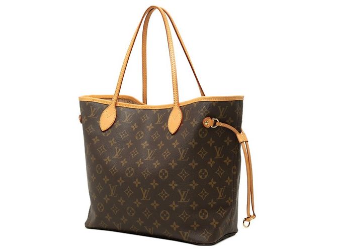 Bolso Tote Louis Vuitton Monogram Neverfull MM Castaño - vista 2